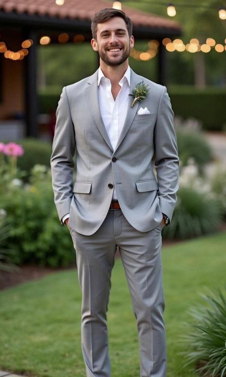 The Ultimate Guide to Choosing a Gray Wedding Suit for Grooms